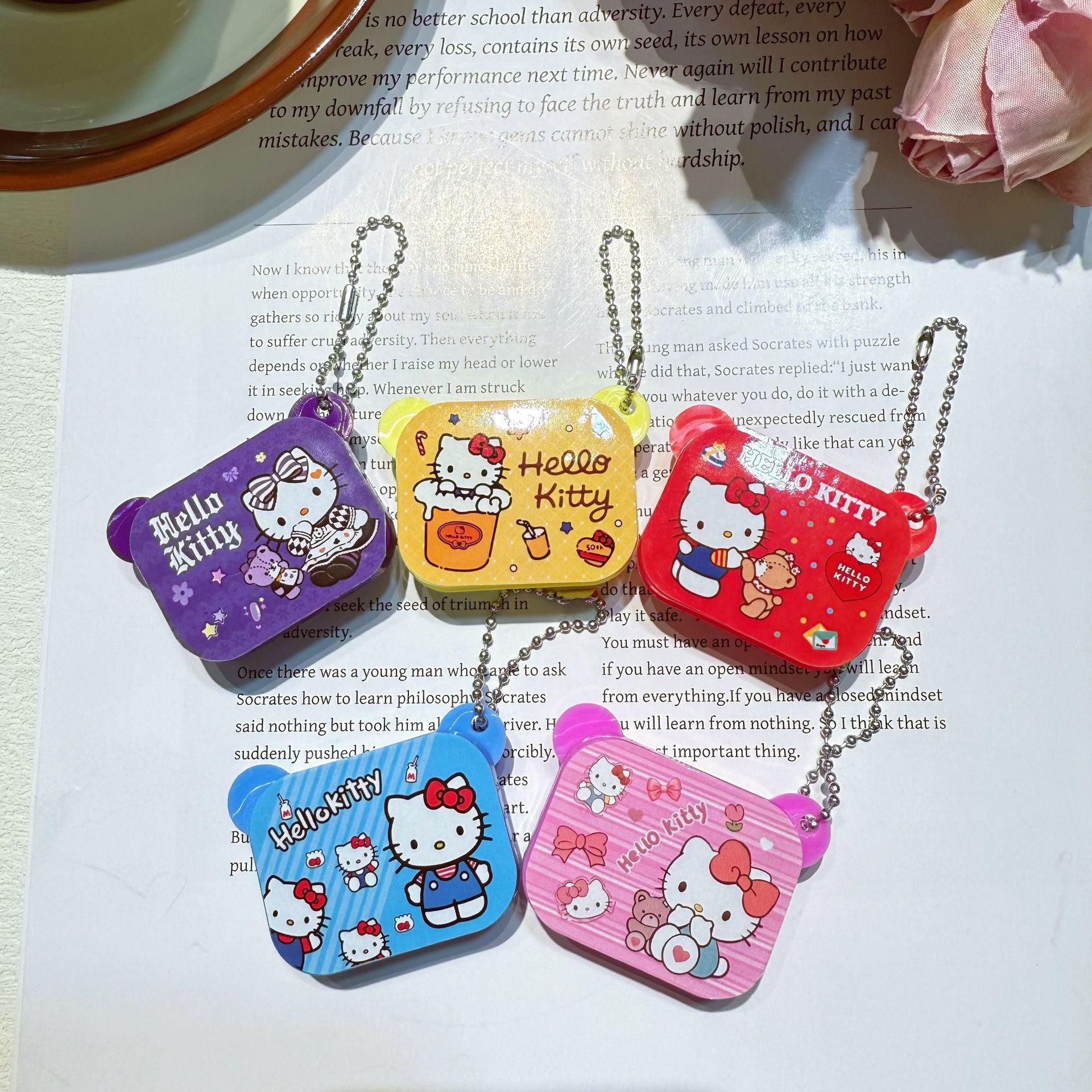 Sports Equipment Cabinet - Miniature Hello Kitty Bento Box Keychain