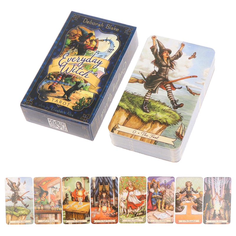 Sports Equipment Cabinet - 78Pcs/box Everyday Witch Tarot Cards English