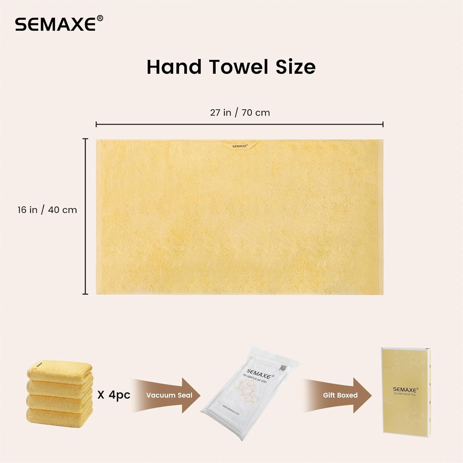 SEMAXE 40*70cm 125g Hand Towel - Sports Equipment At Home 评论和价格