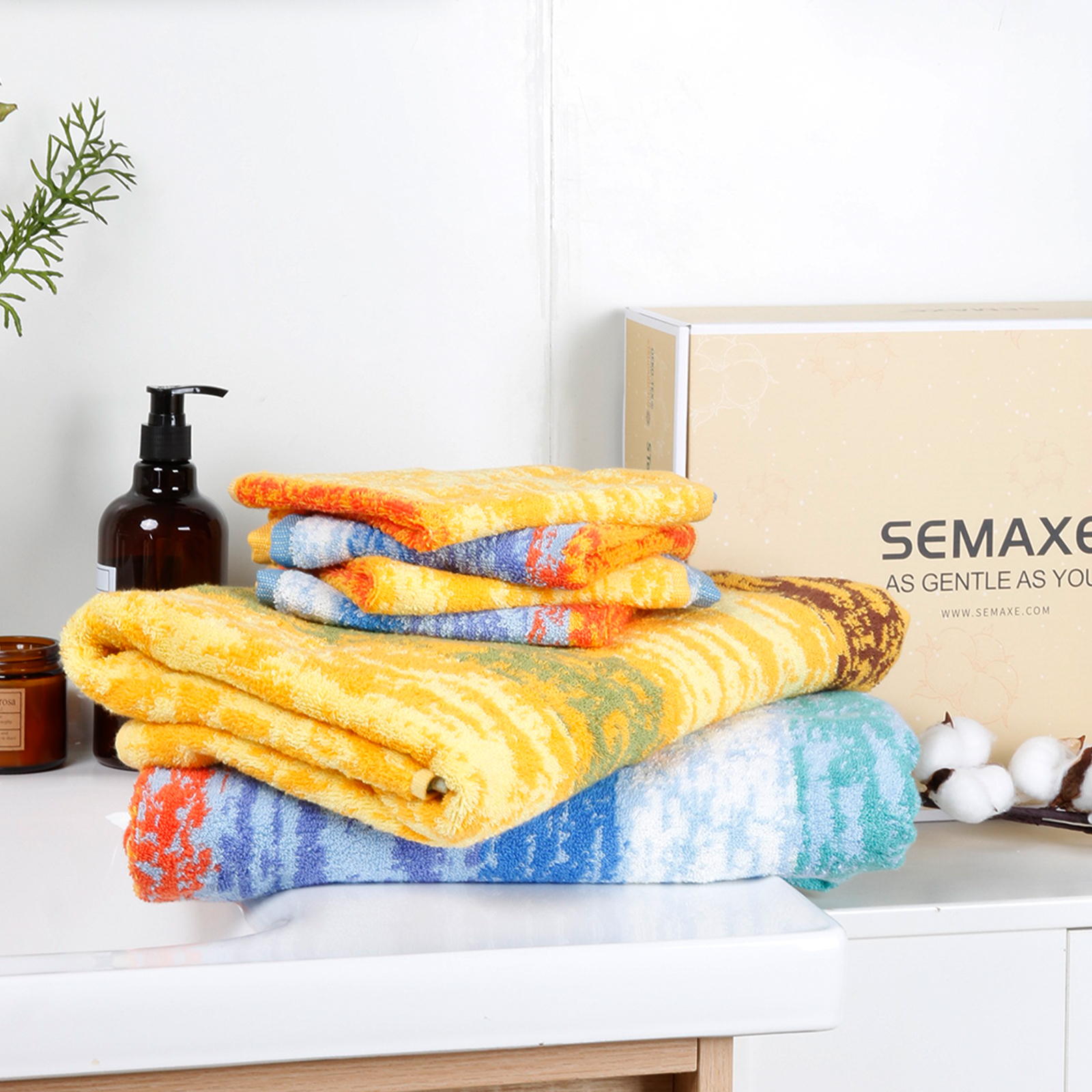 Luxury Hotel Bath Towels 70x14 - Sports Equipment At Home 评论和价格