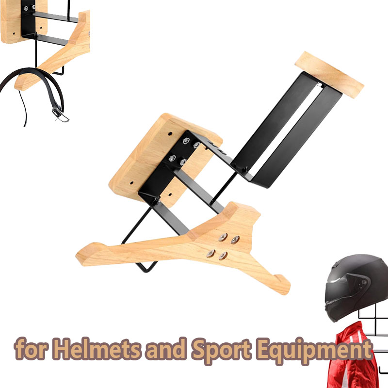 Wood Motorcycle Helmet Holder  - Sports Equipment At Home 评论和价格