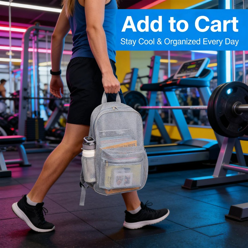 Breathable Mesh Backpack Light - Sports Equipment Bag 评论和价格