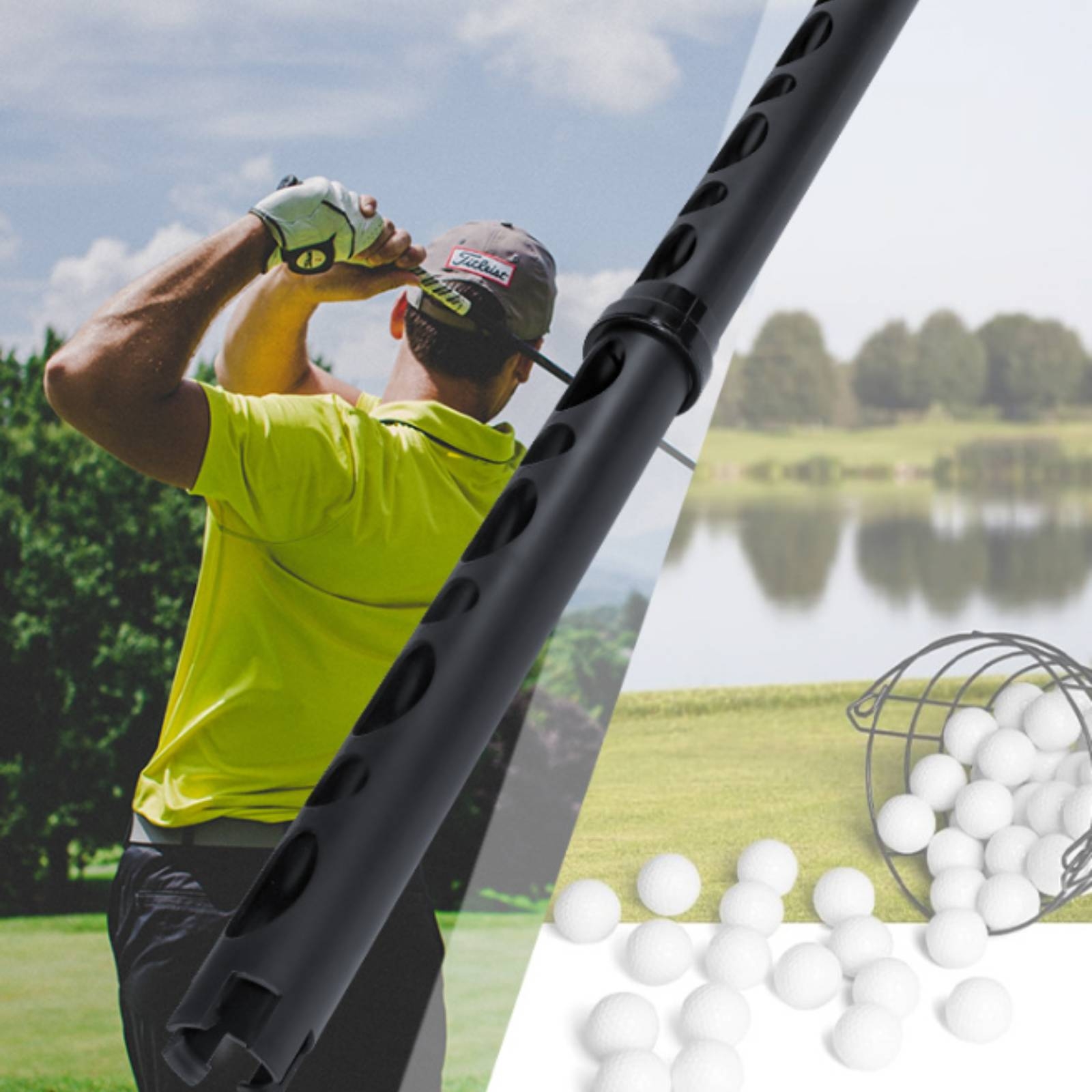Golf Ball Picker Tube Detachab - Sports Equipment With A 评论和价格