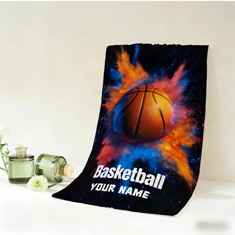2pcs Name/Text Basketball Towe - Sports Equipment At Home 评论和价格