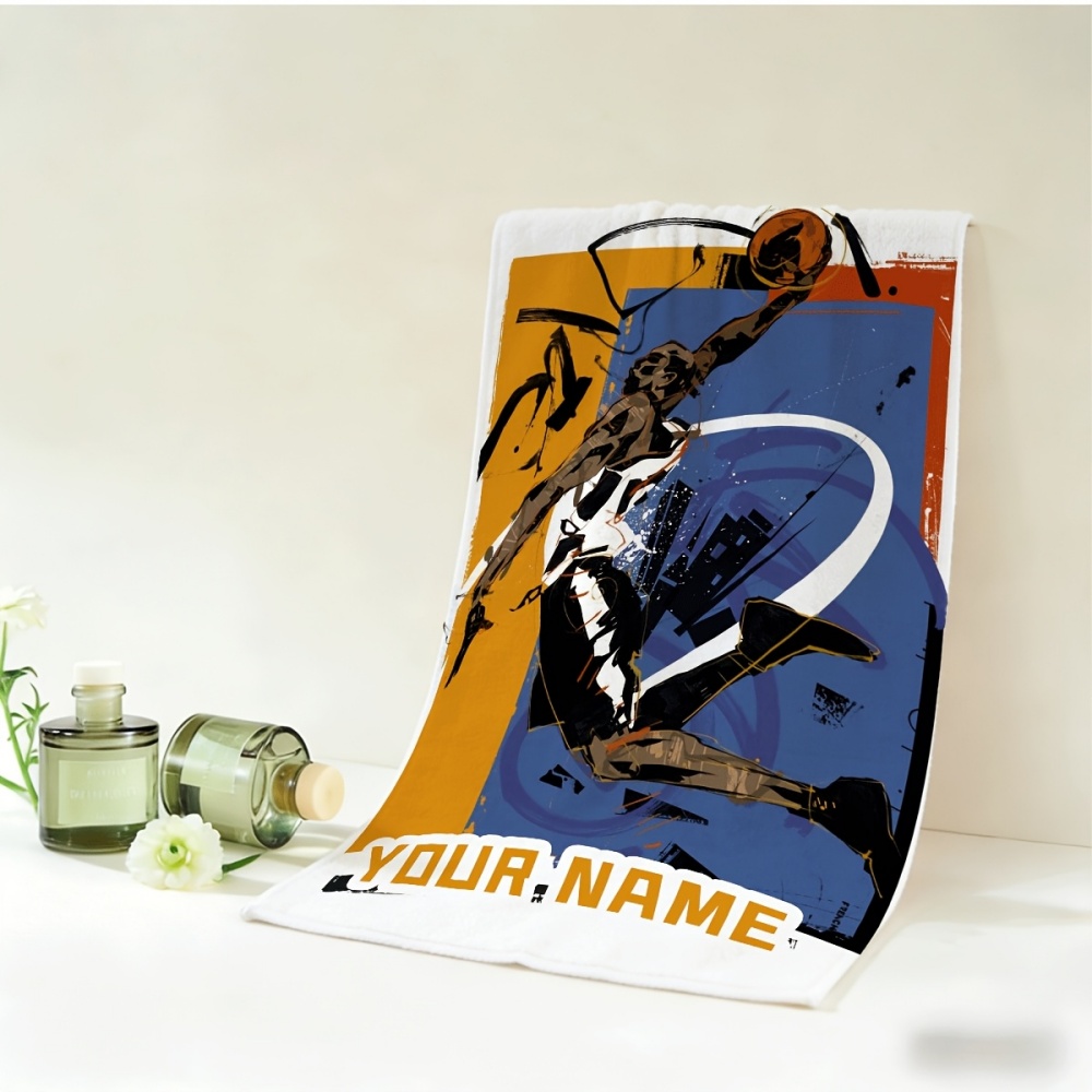 2pcs Name/Text Basketball Towe - Sports Equipment At Home 评论和价格