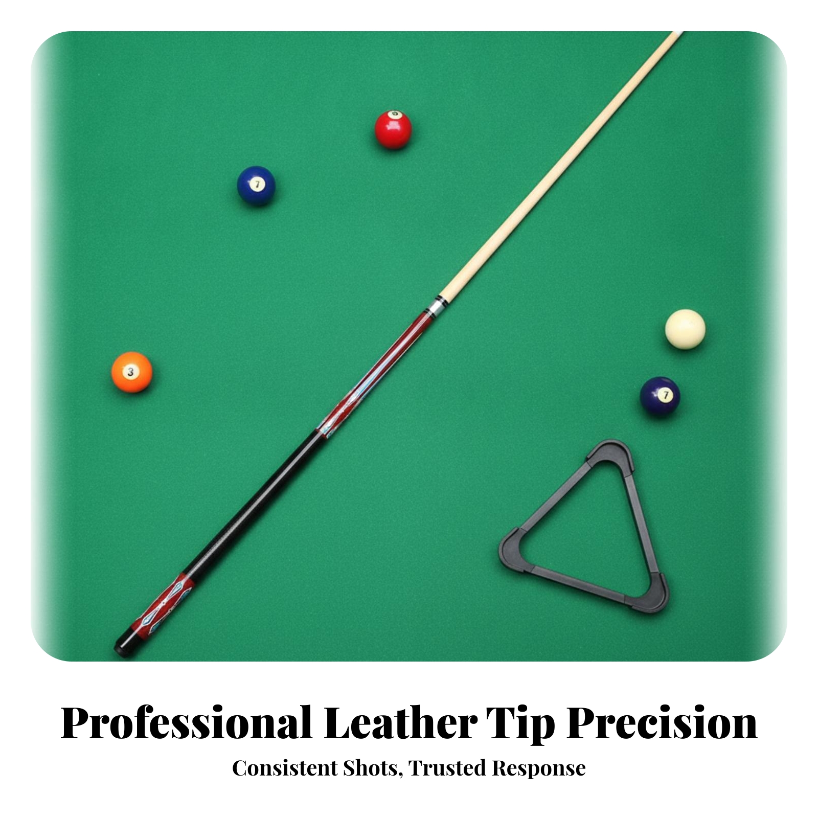 Two-Piece Pool Cue 12.5 Mm Tip - Sports Equipment With A 评论和价格