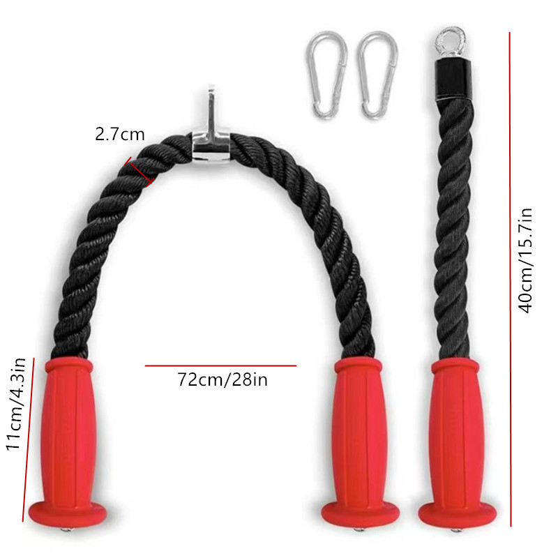 Ergonomic Tricep Ropes Non-Sli - Sports Equipment At Home 评论和价格