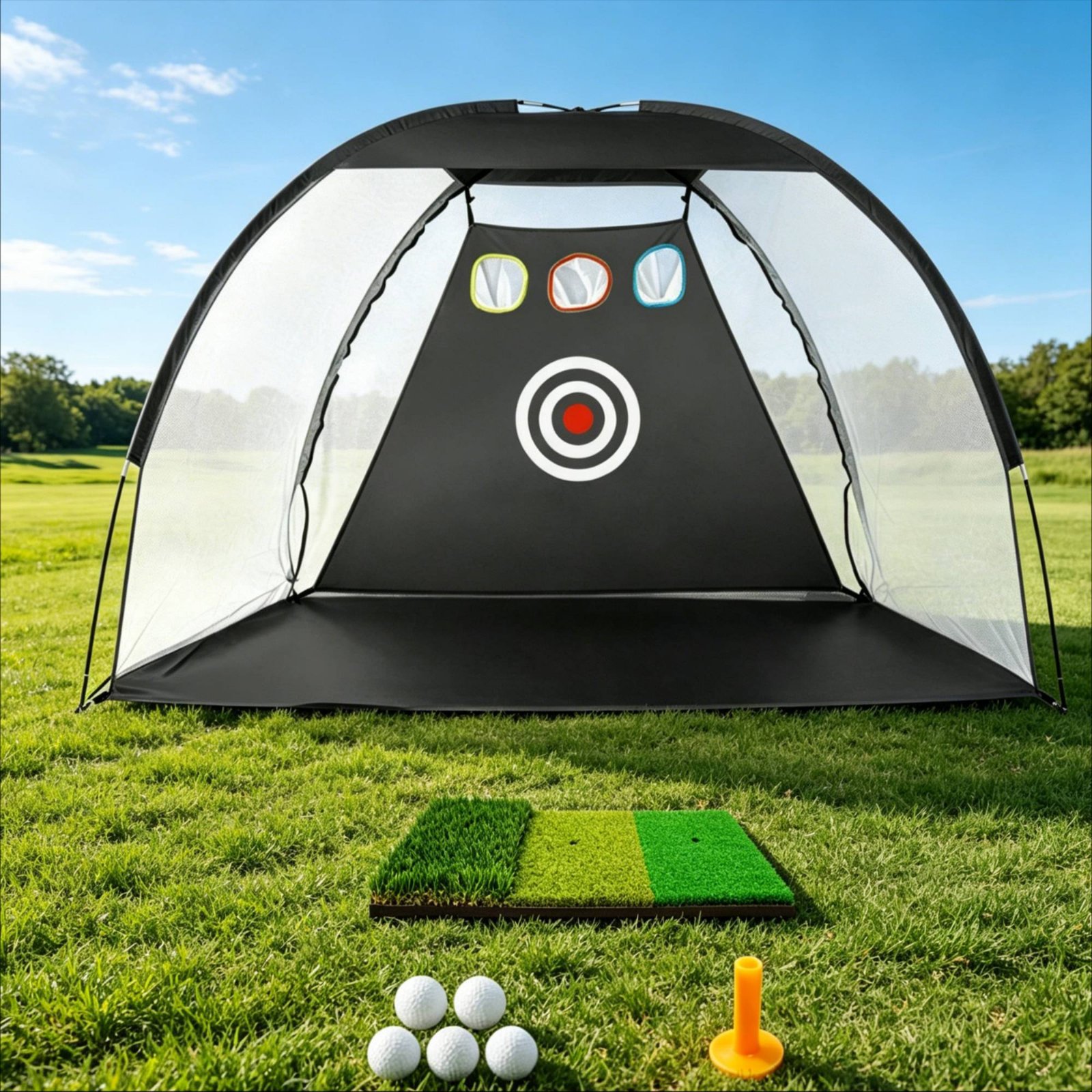 Golf Hitting Net Portable Golf - Sports Equipment Bag 评论和价格