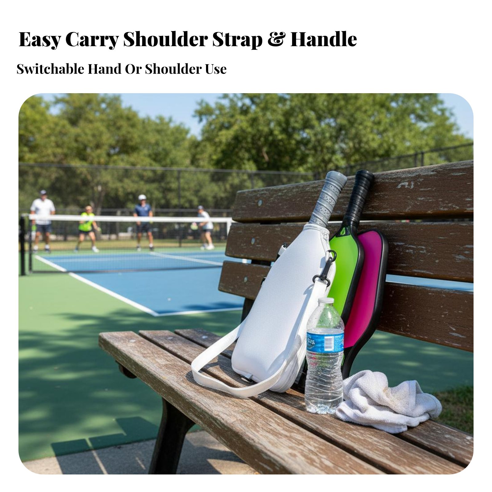 Pickleball Paddle Cover With H - Sports Equipment Bag 评论和价格