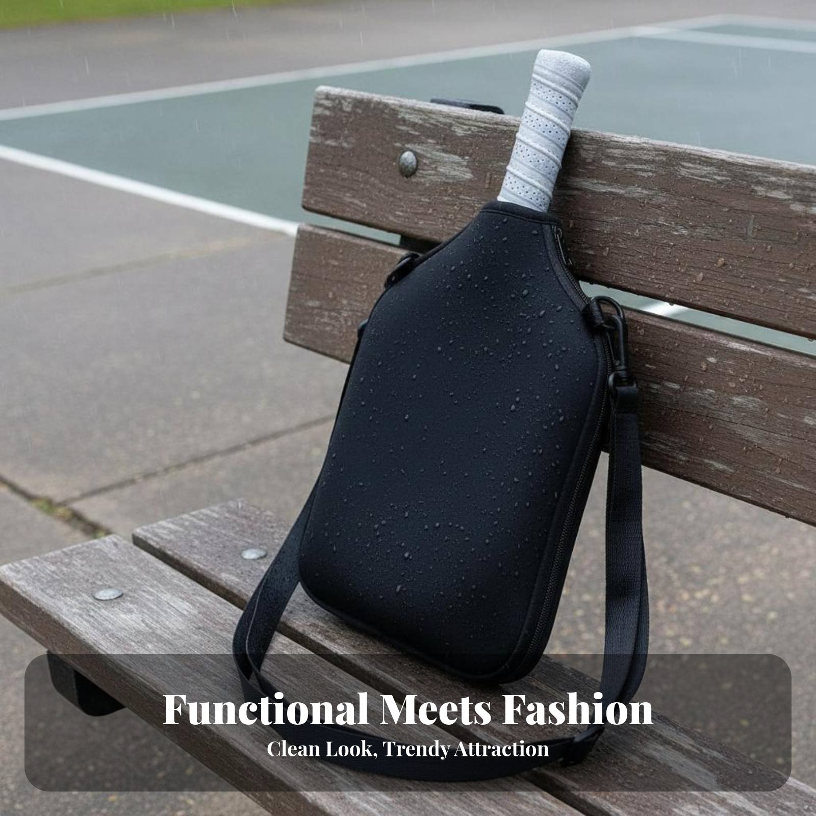Pickleball Paddle Cover With H - Sports Equipment Bag 评论和价格