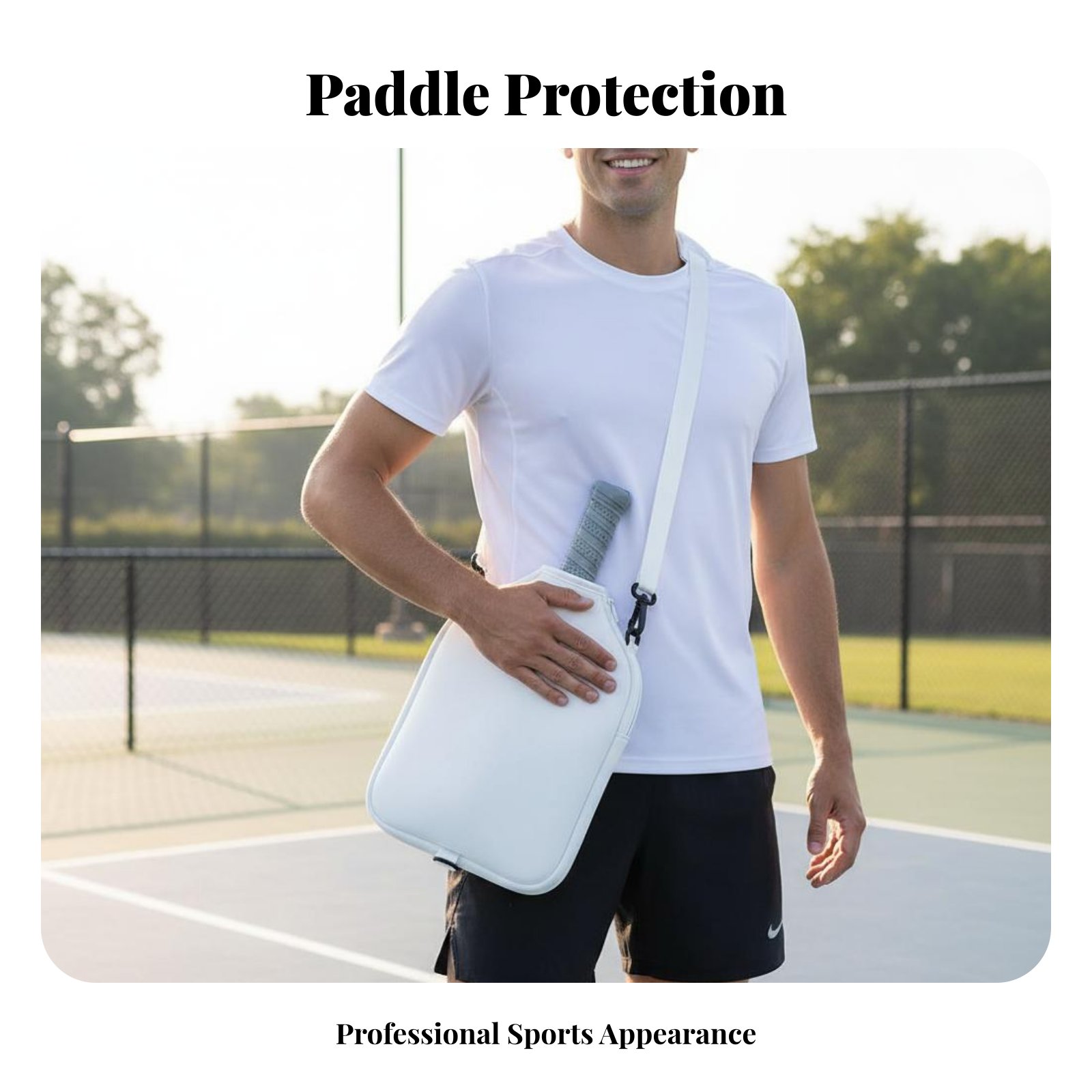 Pickleball Paddle Cover With H - Sports Equipment Bag 评论和价格