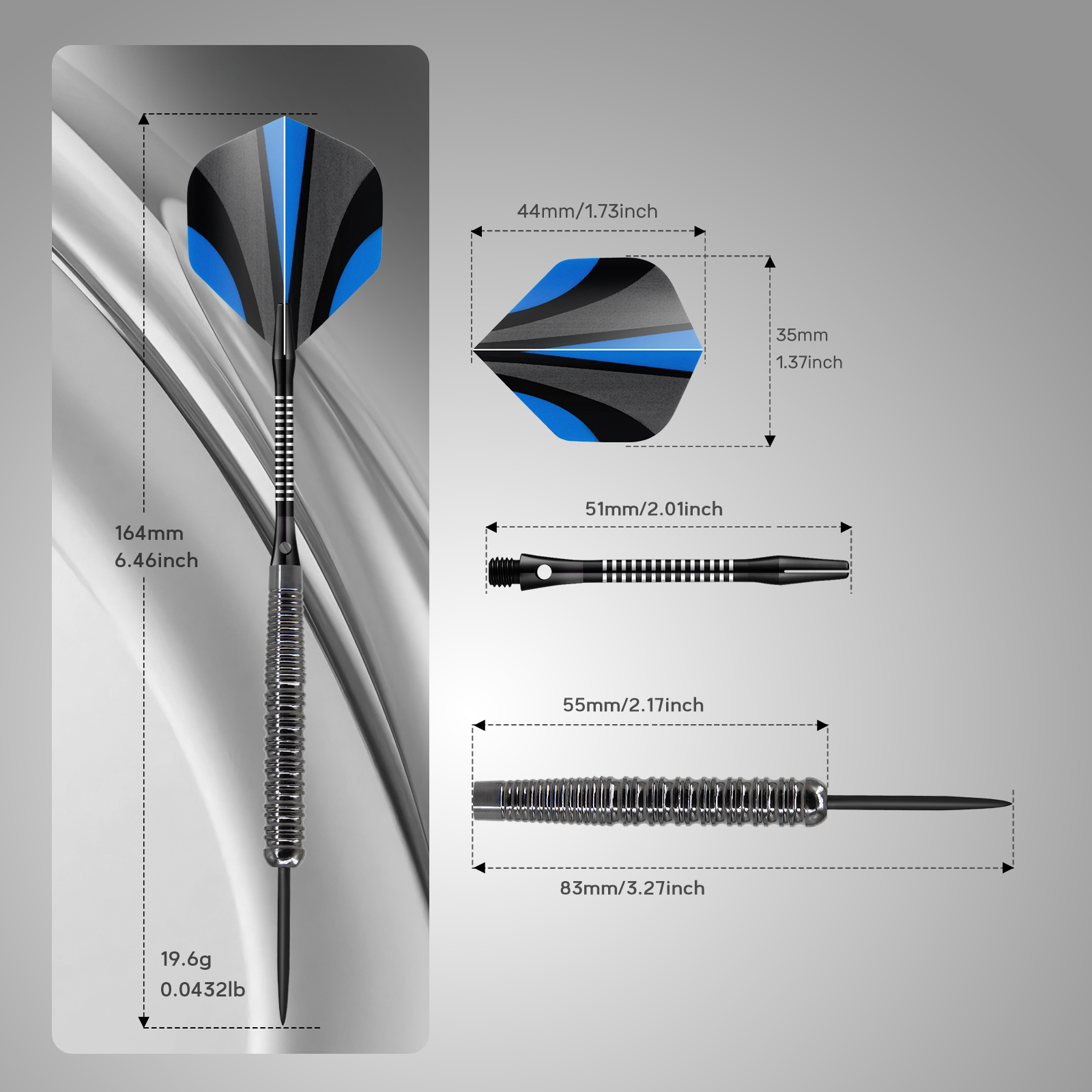 Huanqu Iron Dart Set, Includes - Sports Equipment Cabinet 评论和价格