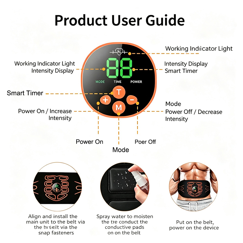 Abdominal Toning Belt Smart Ab - Sports Equipment At Home 评论和价格